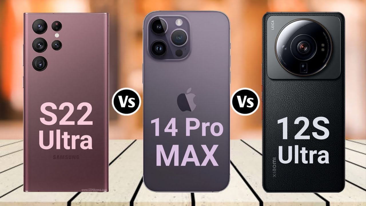 Xiaomi 12S Ultra e Edge 30 Ultra vs iPhone 14 Pro Max e Galaxy S22