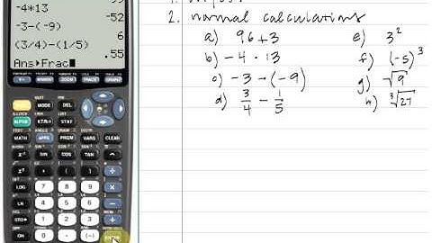 How do I use my Graphing Calculator? Part I