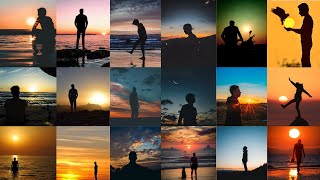 The Most Amazing Sunset Photography & Unique Style Photo Poses For Boys