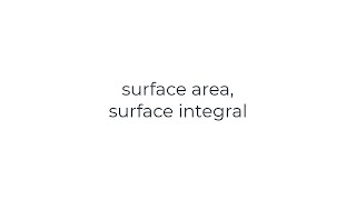 Math 463 surface area