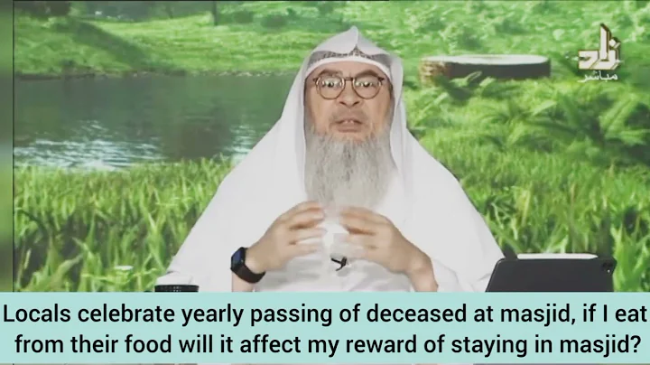 Masjid celebrates death anniversary, gives food can I eat if I sit after fajr, reward affects? assim