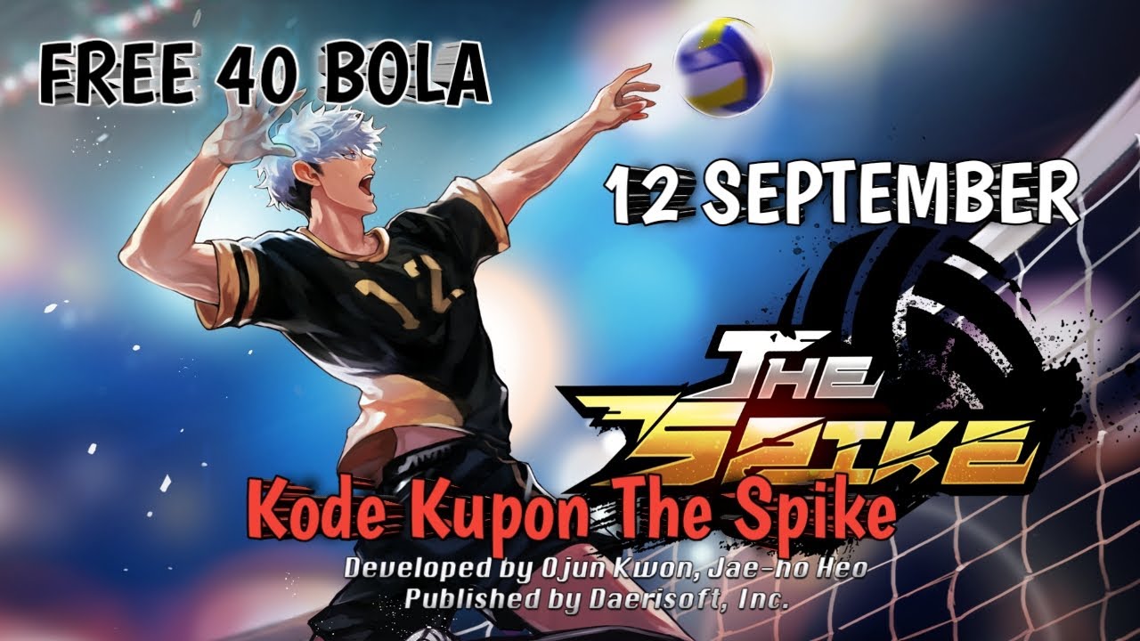 KODE COUPON THE SPIKE TANGGAL 12 SEPTEMBER 2022 - THE SPIKE VOLLEYBALL ...