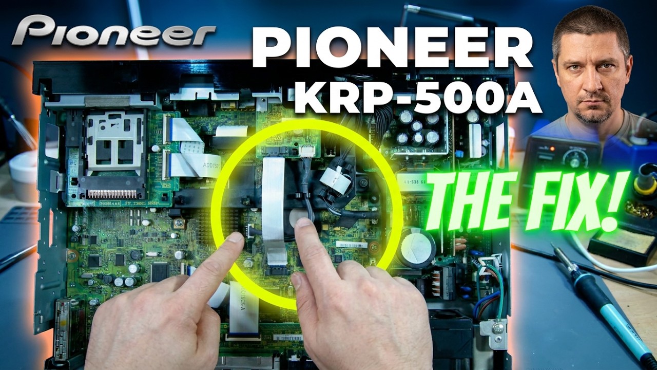 Pioneer Kuro KRP-500A 8 Blue Lights Fix – KRP-M01 Plasma TV Repair
