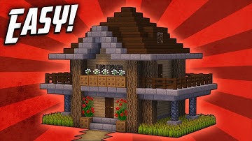 Minecraft: How To Build A Survival Starter House Tutorial (#6)