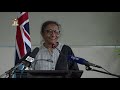 Fijian Permanent Secretary for Education holds a press conference