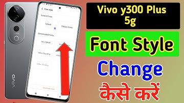 Vivo T3 Ultra 5g font style change | Vivo T3 Ultra 5g me font kaise change kare | Vivo font setting