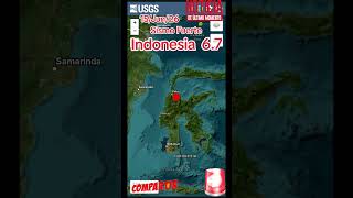 #Sismo #Indonesia 6.7 de Magnitud #Precaucion ante #Replicas #Terremoto #Noticia #Compartir
