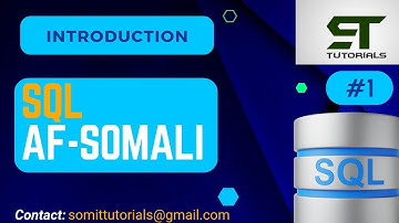 SQL AF-SOMALI | HORDHAC (INTRODUCTION)  |#1