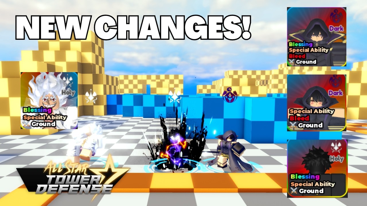NEW BUFF/NERF CHANGES RUFFY (5th FORM)/OMBRA/OMBRE/STAMPEDE (???) ALL STAR TOWER DEFENSE ASTD