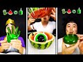 Watermelon Dessert Emoji Challenge | What kind of dessert is inside the watermelon? | Funny Mukbang