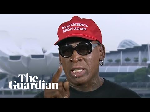 Dennis Rodman gives emotional interview during North Korea summit– video - Dennis Rodman gives emotional interview during North Korea summit– video