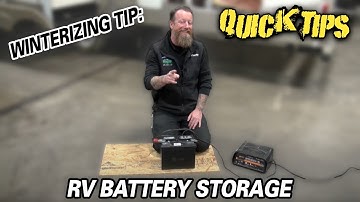 WINTERIZING TIP: RV BATTERY STORAGE | Pete