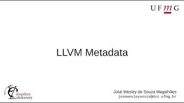What is LLVM Metadata