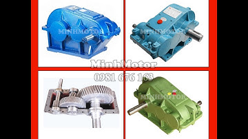 Hộp số giảm tốc 2 cấp - băng tải, 0901460160, Minhmotor