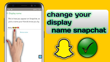 how to change your display name on snapchat || New Update Video (2025)