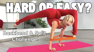 Backbend Handstand and Split Challenge! Unlock Full Body Flexibility Fast (4K)