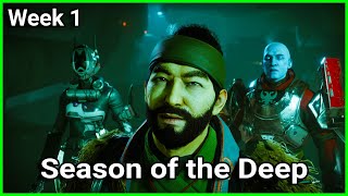 Season of the Deep story week 1 - Into the Depths Destiny 2