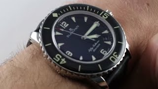 Pre-Owned Blancpain Fifty Fathoms 5015-1130-52B Luxury Watch Review