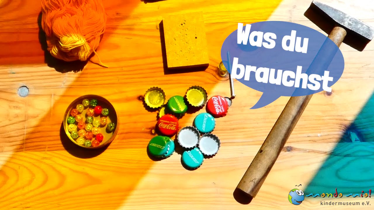 DIY: Wir bauen ein Windspiel aus Kronkorken