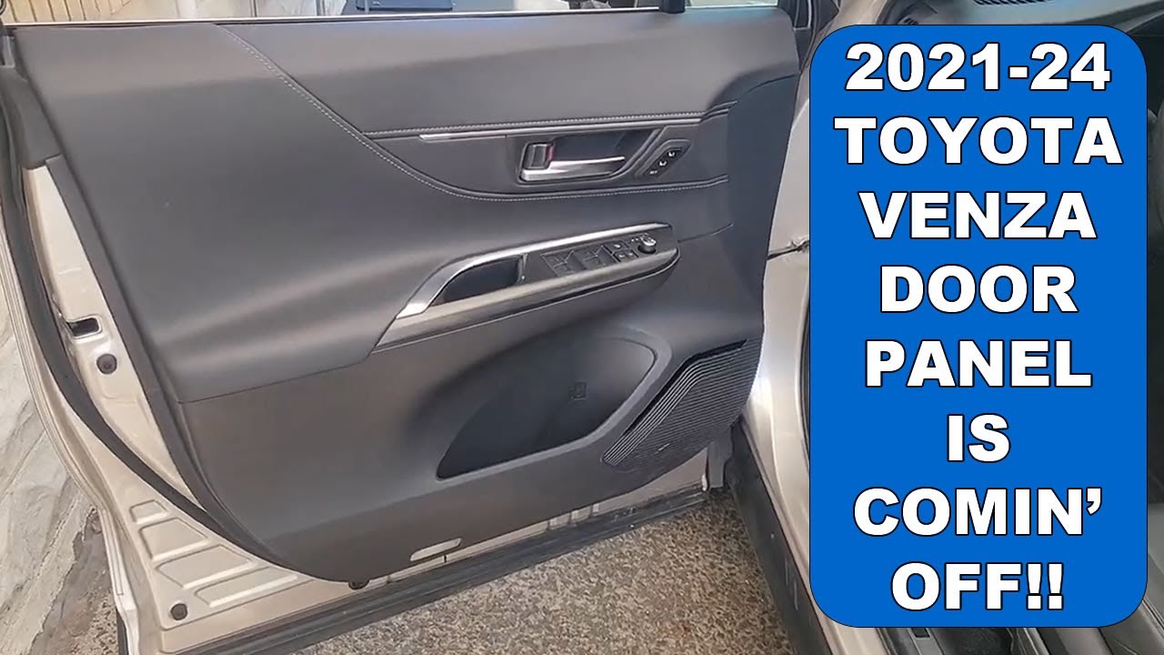 売り切れました。 How To Remove 2021-2024 Toyota Venza Door Panel. So Easy. - YouTube