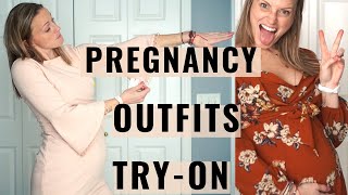 Pregnancy try on video for a baby shower!