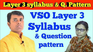 vso layer 3 syllabus and question pattern 2025 | VSO layer 3 syllabus 2025 | VSO Question pattern 