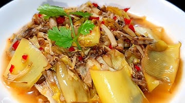 Làm BẮP CHUỐI XÀO CHAY theo cách này ngon không bị chát có ngay món chay ngon cho người ăn chay