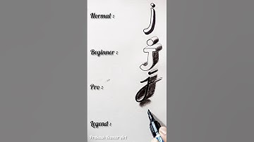 Which one is your favorite? #shorts #prakashkumarart #3ddrawing #lettering