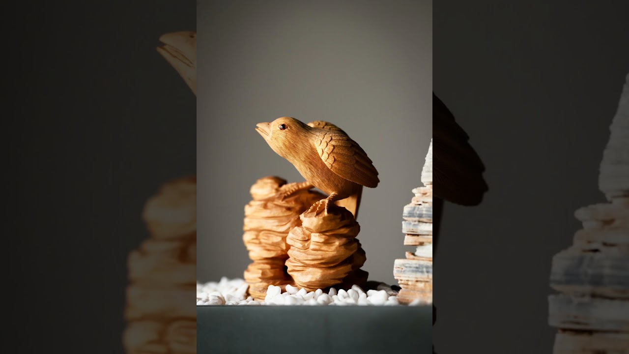 黄杨木｜双喜临门#meditation #tea #design #agarwood#art #antique