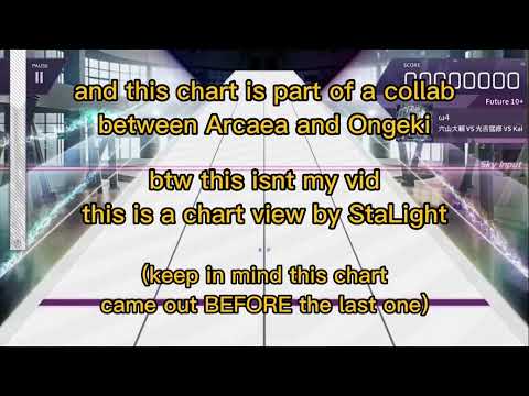 Examples of invisible notes in Arcaea