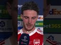 Declan Rice on Mikel Arteta’s reaction to losing the Champions League final 🗣️