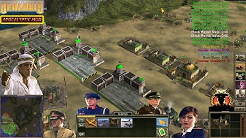 GLA Demolition vs 7 Random C&C Generals Zero Hour Apocalyptic mod.