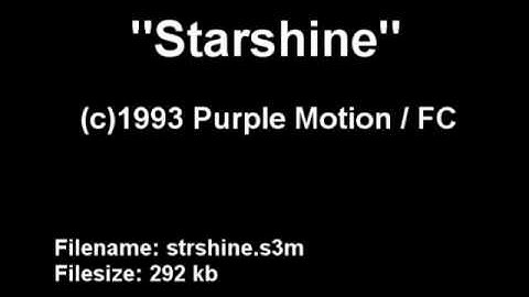 Purple Motion / Future Crew - Starshine