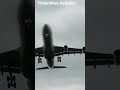 Lufty A340 landing at DTW