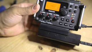 Tascam DR-60D with BP-6AA External Battery Pack Review