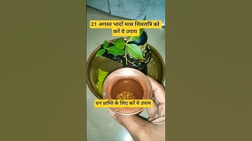 21 अगस्त भादों मास शिवरात्रि को करें ये उपाय #upay #pradeepmishra #shivbaba #mahakal #sho