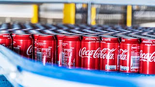 Pabrik Jalur Pengalengan Coca-Cola - Proses Pembuatan Kaleng Aluminium