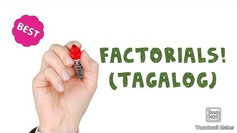 Factorials! (Tagalog)