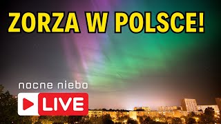 Zorza polarna widoczna w Polsce! Dziś w sobotę 11 maja - Nocne Niebo live