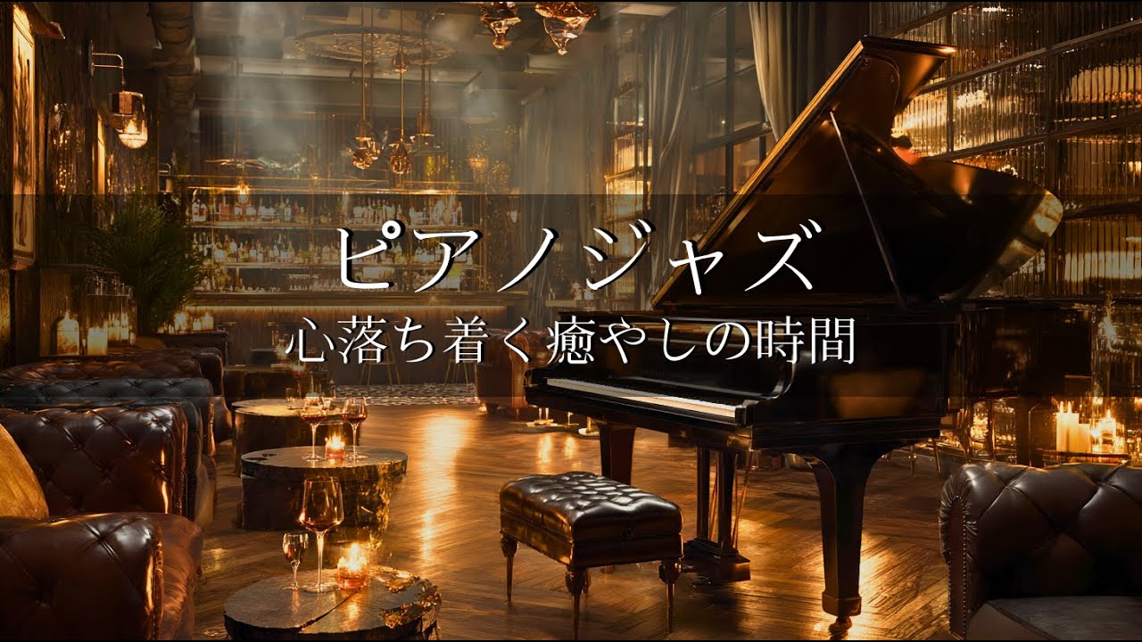 【JAZZ BGM】眠れない夜に聴くピアノジャズ｜心落ち着く癒しの時間