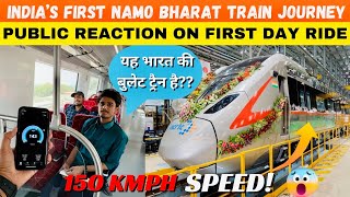 Most Exclusive India’s First Namo Bharat Train Journey | Delhi Meerut RRTS Train | Fastest Train