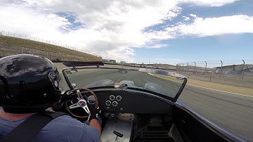Factory Five Cobra at Laguna Seca 7-27-14 2nd session