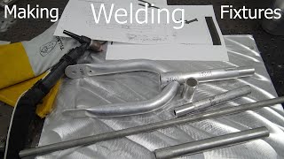 TIG Welding Aluminum Fabrication -Balance Bike Part 1 -Making Welding Fixtures - Front Axle Location