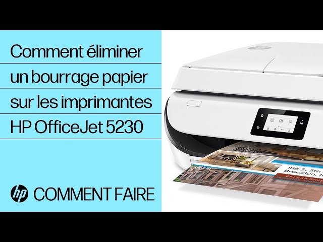 Résolution d'un bourrage papier sur les imprimantes HP OfficeJet Pro 6900 