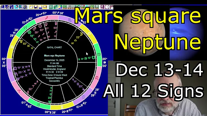 Astrology for the Wk of December 13/14 2025: Mars sq Neptune
