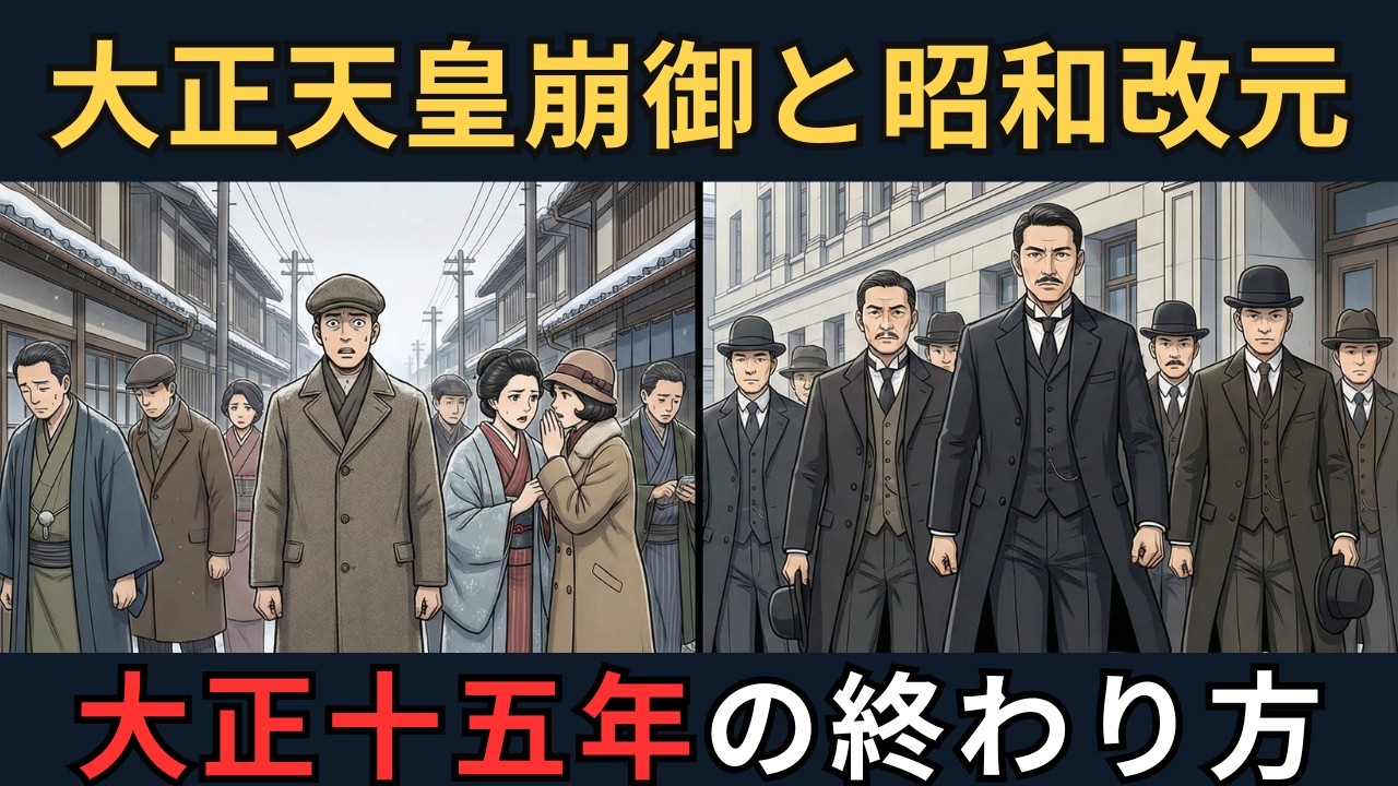 大正天皇崩御と昭和改元｜1926年12月25日に何が起きたのか｜ざっくり解説