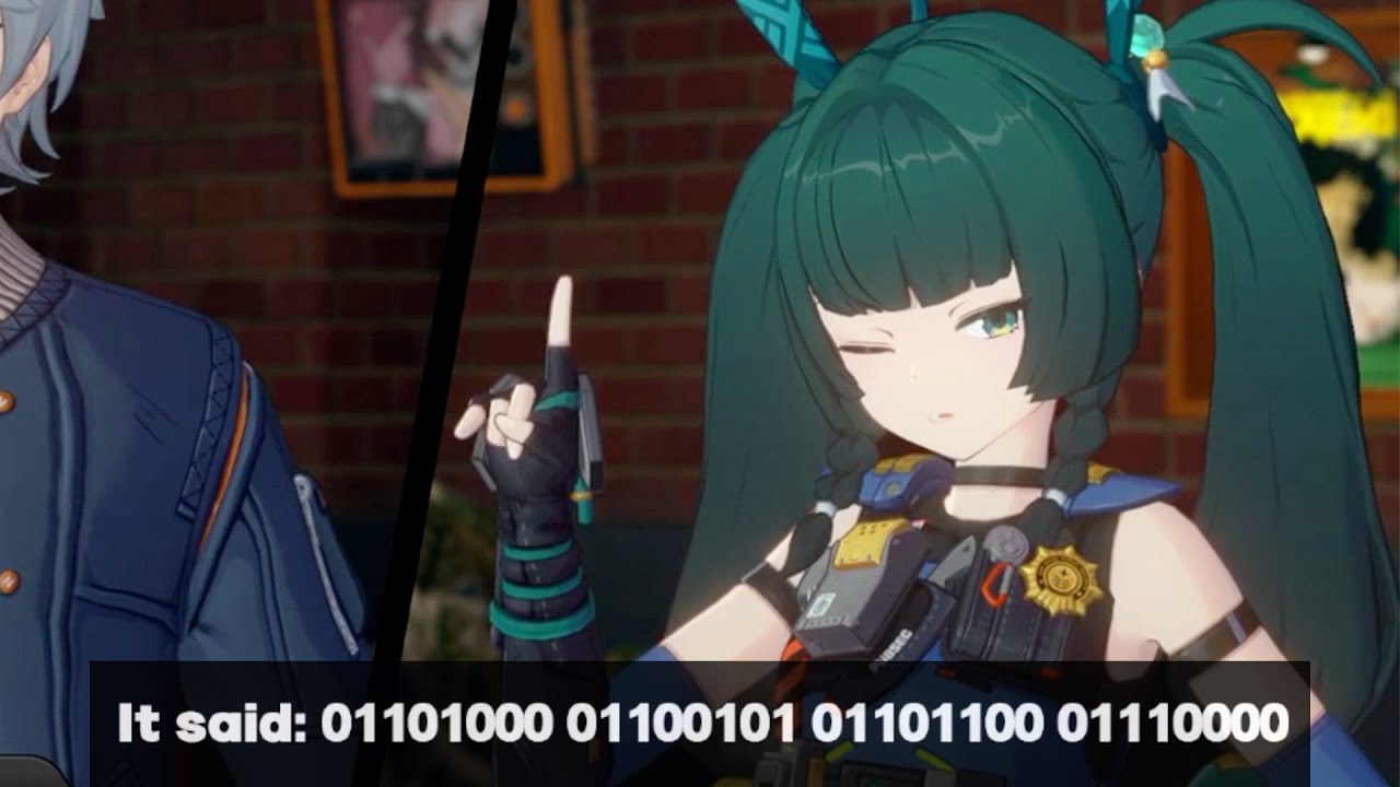 Qingyi Saying "Ichi Zero" Binary in JP Dub (Zenless Zone Zero)