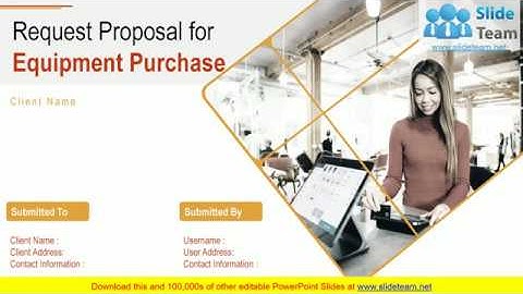Request Proposal For Equipment Purchase PowerPoint Presentation Slides