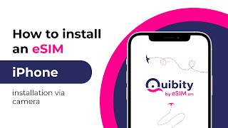 How to install an eSIM on iPhone (installation via camera)
