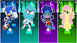 Sonic 🆚 Gumball 🆚 Luca 🆚 My Little Pony 🎶 Who Will Win?